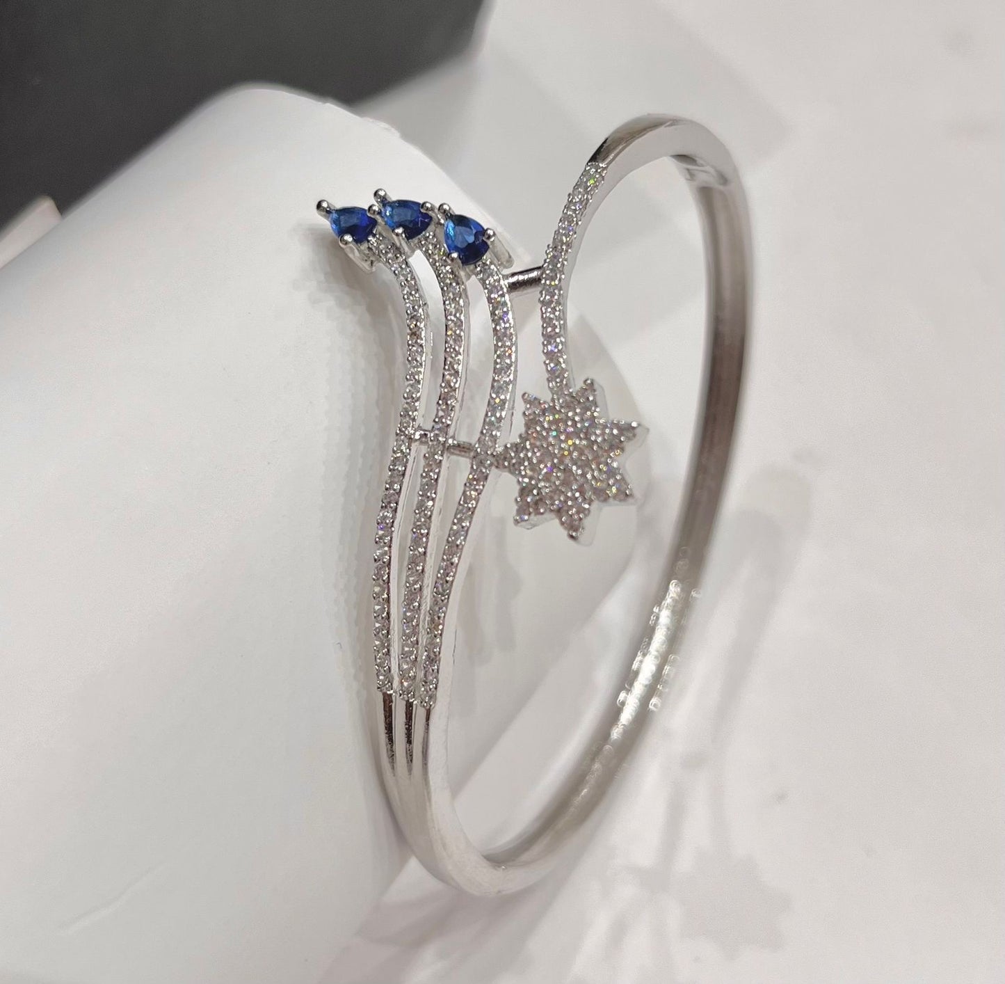 Stellar Elegance Zircon Bangle