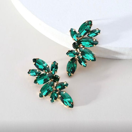 Emerald Bloom Earrings