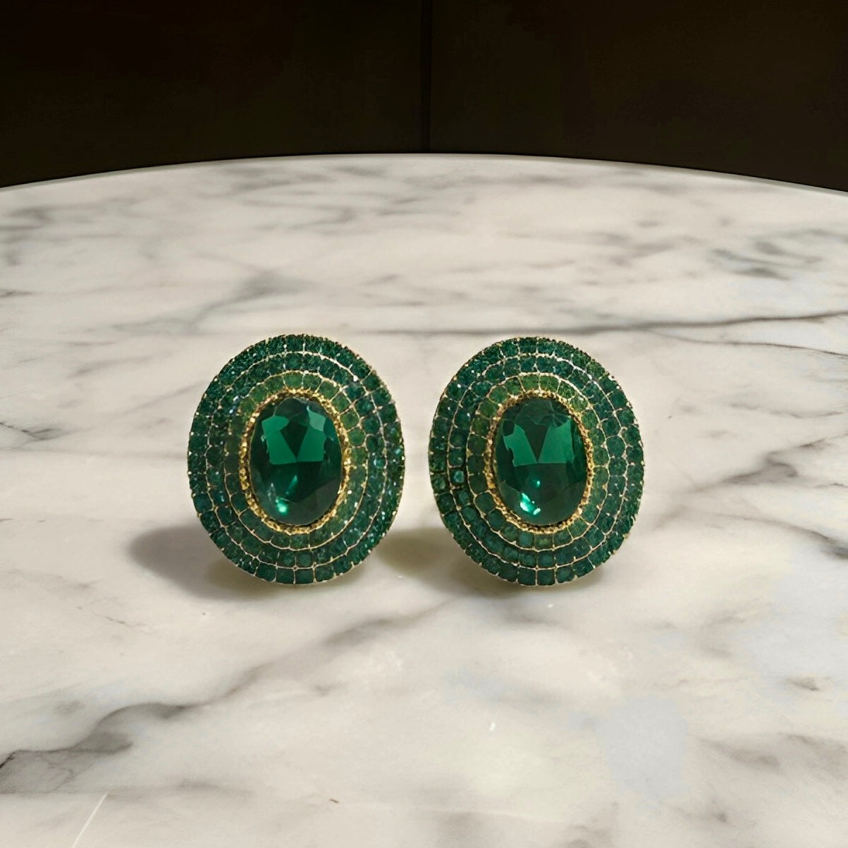 Regal Emerald Studs
