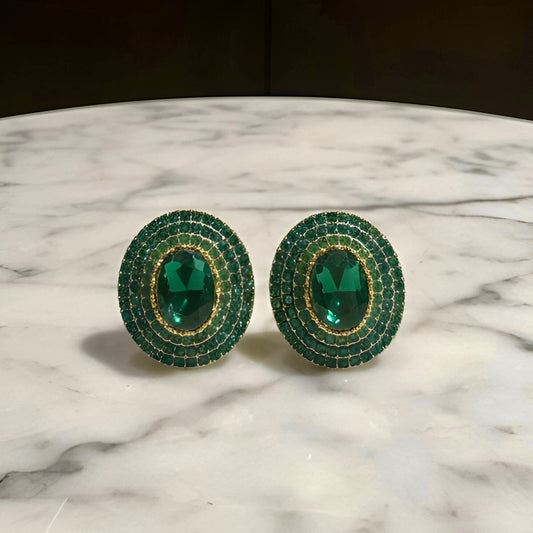 Regal Emerald Studs