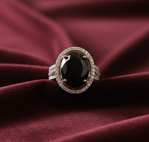 Black Oval Ring
