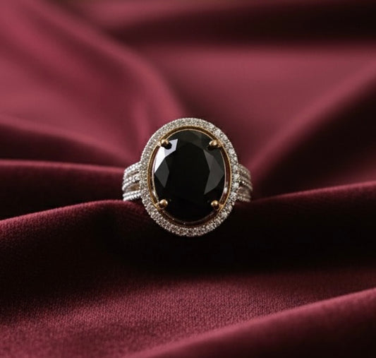 Black Oval Ring