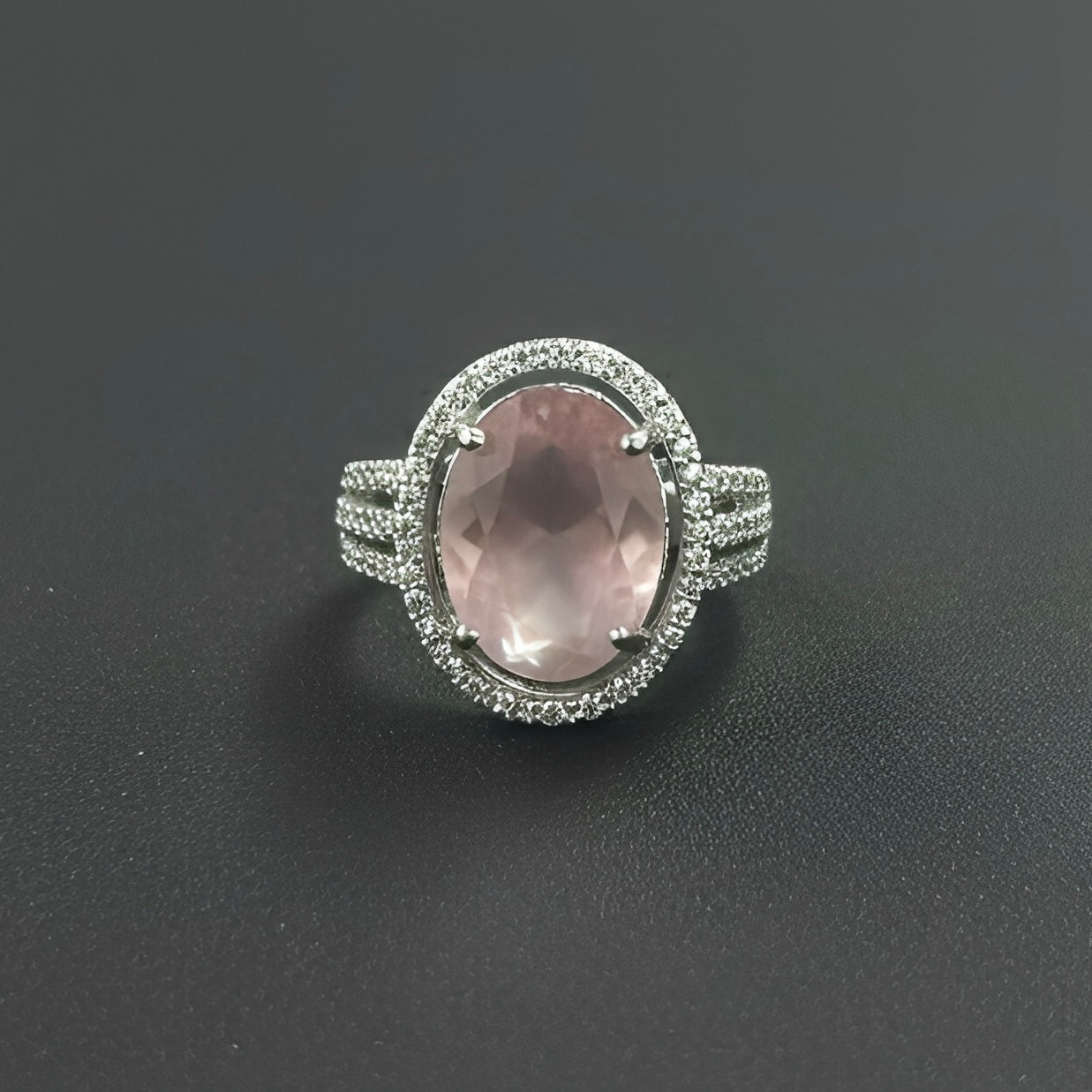 Pink Oval Ring
