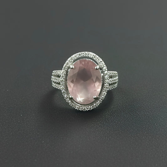 Pink Oval Ring