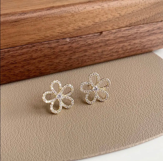 Delicate Flower Studs