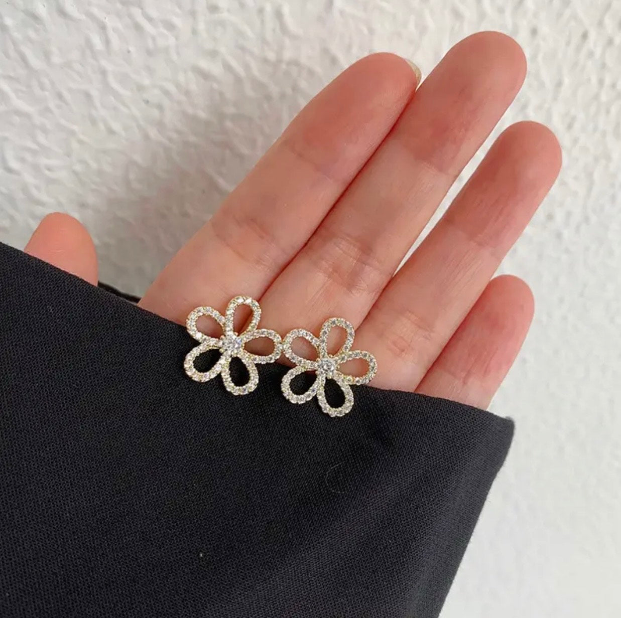 Delicate Flower Studs